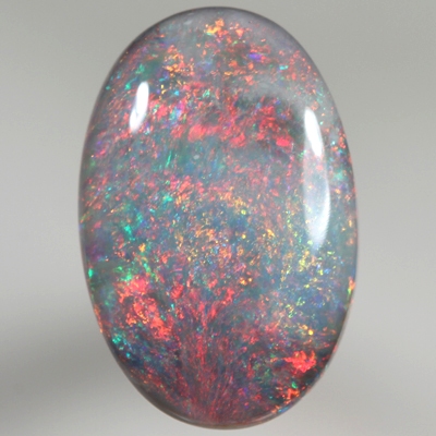 SOLID SEMI BLACK OPAL Bright red Floral Harlequin pattern SEE VIDEO
